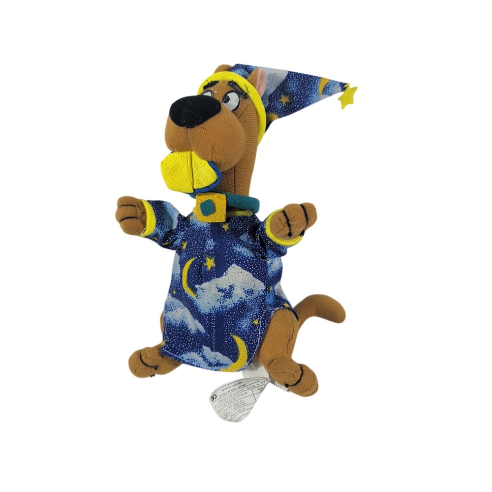 Cartoon Network Scooby-Doo Plush 8in Brown Pajamas Celestial Star Moon